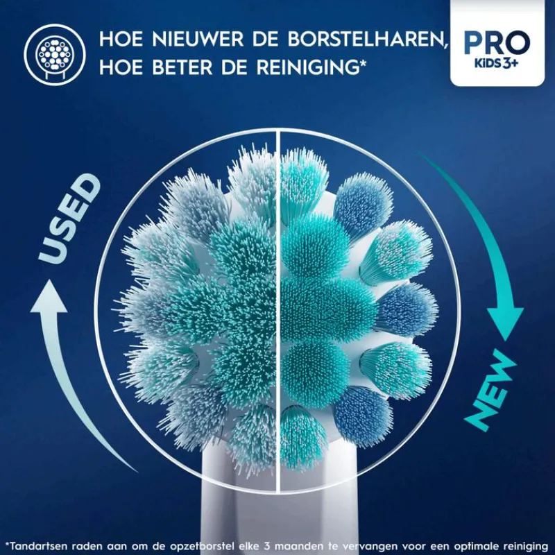 Oral-B Pro Kids Spiderman Opzetborstels - 4 Stuks