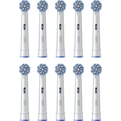Oral-B Sensitive Clean Opzetborstels Wit - 10 Stuks