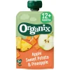 Organix Bio Knijpfruit Appel, Zoete aardappel, Ananas
