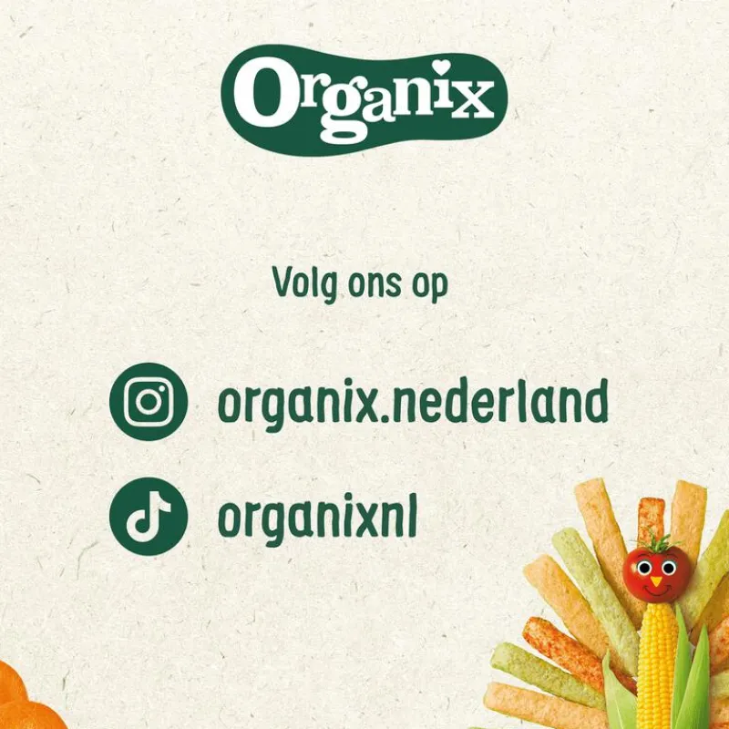 Organix Bio Knijpfruit Havermout, Abrikoos, Banaan