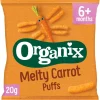 Organix Bio Maïs Knabbels Wortel