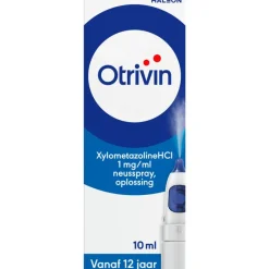 Otrivin Xylometazoline HCI 1 mg/ml Neusspray bij een Verstopte Neus 10 ML