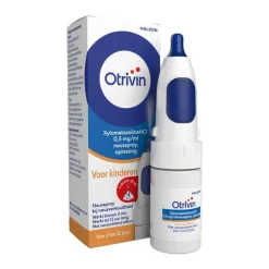 Otrivin Xylometazoline HCI 0,5 mg/ml Kinder Neusspray bij een Verstopte Neus 10 ML