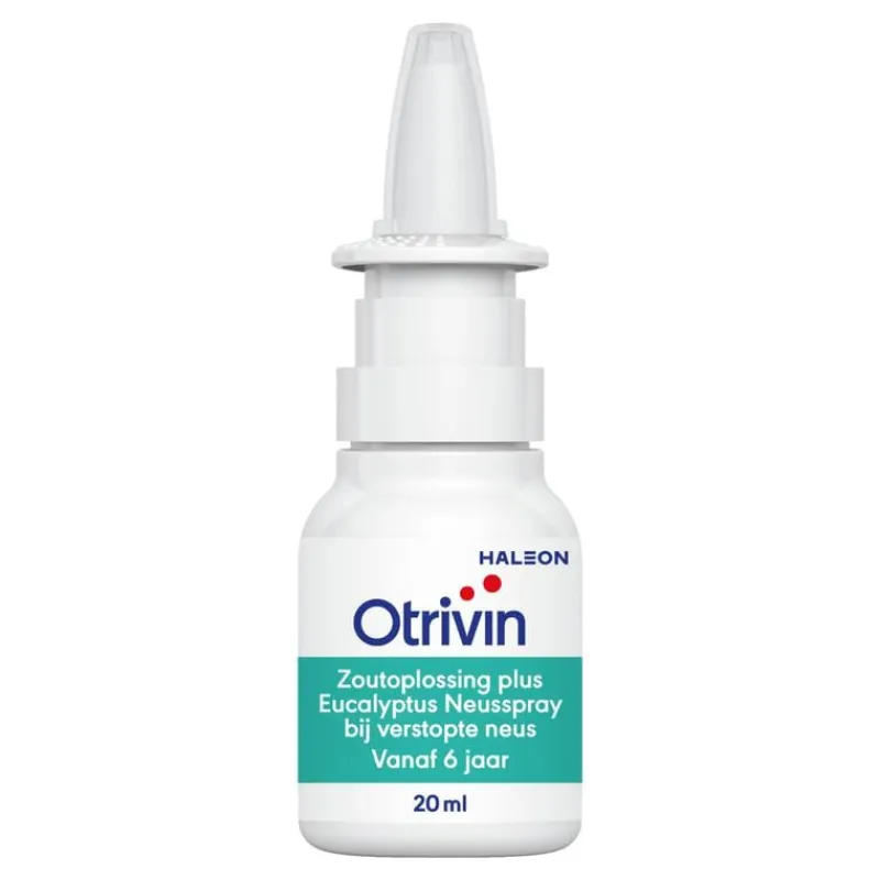 Otrivin Zoutoplossing Plus Eucalyptus Neusspray bij een Verstopte Neus 20 ML
