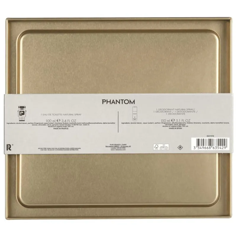 Heren Paco Rabanne Phantom giftset