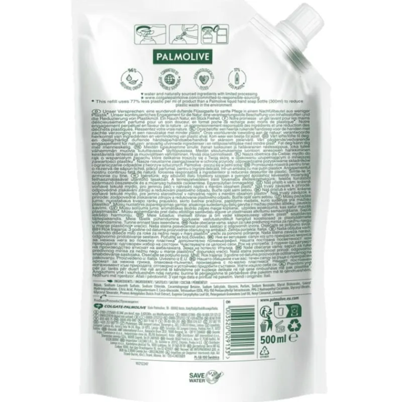 Palmolive Naturals Handzeep Melk- en Amandel Navul 500ml