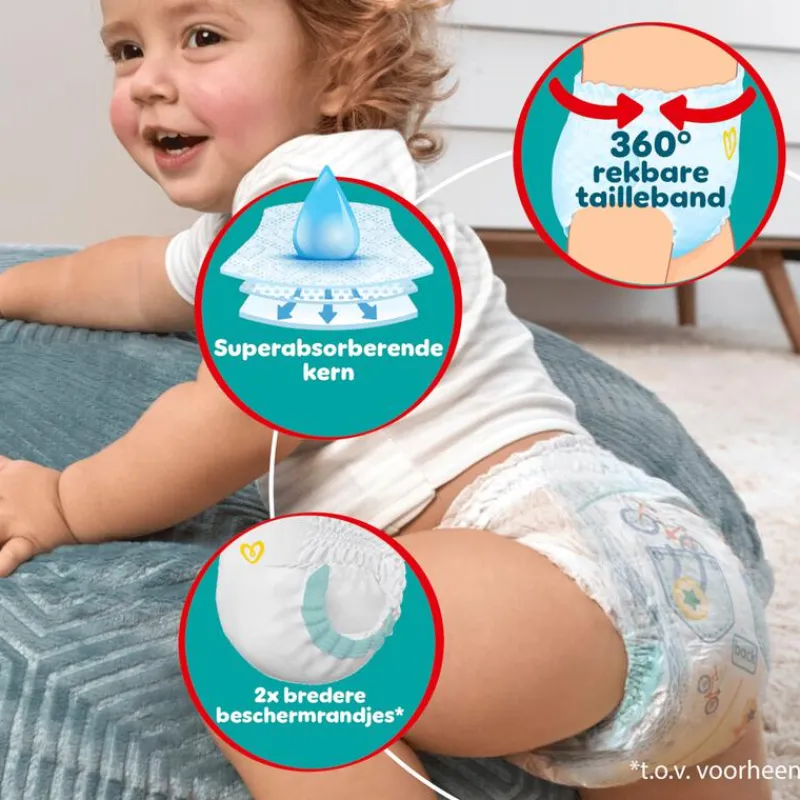 Pampers Baby Dry Pants Luierbroekjes Maat 8 17+ KG 16 Stuks