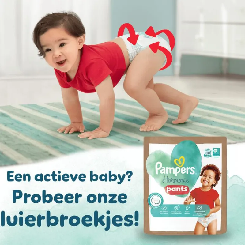 Pampers Harmonie Luiers Maat 1 2-5 KG 22 Stuks