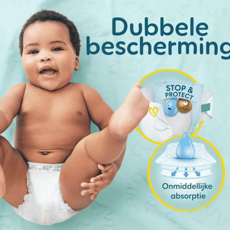 Pampers Premium Protection Luiers Maat 1 2-5 KG 26 Stuks