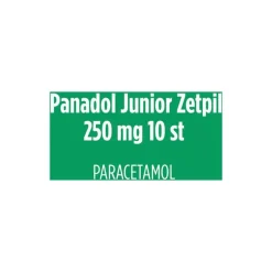Panadol Junior Zetpillen 250 mg Paracetamol voor kinderen van 1 tot 6 jaar 10 stuks