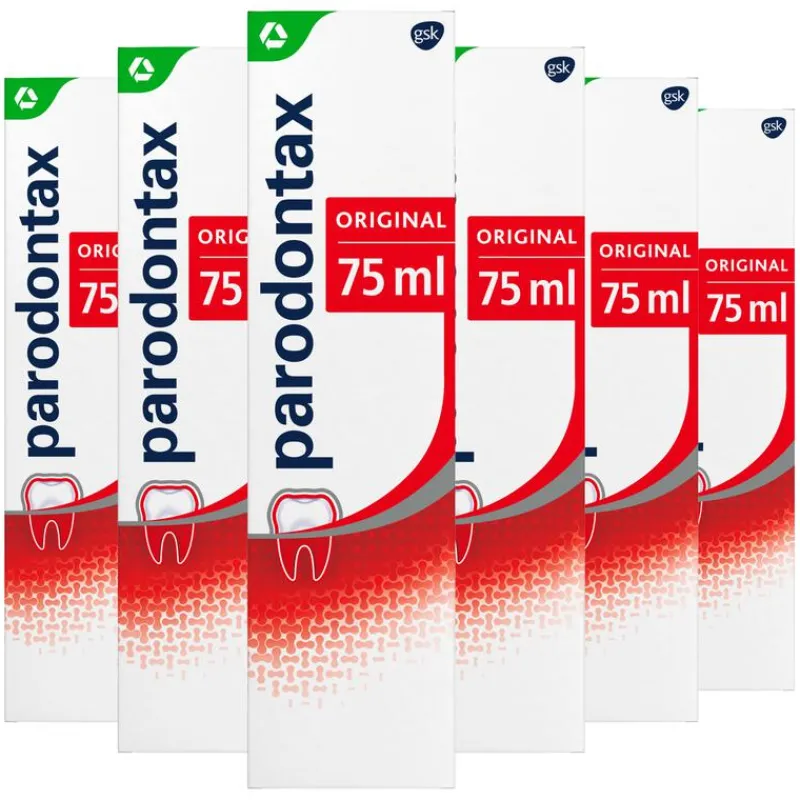 Parodontax Original Tandpasta 75 ML Multipack 6 stuks