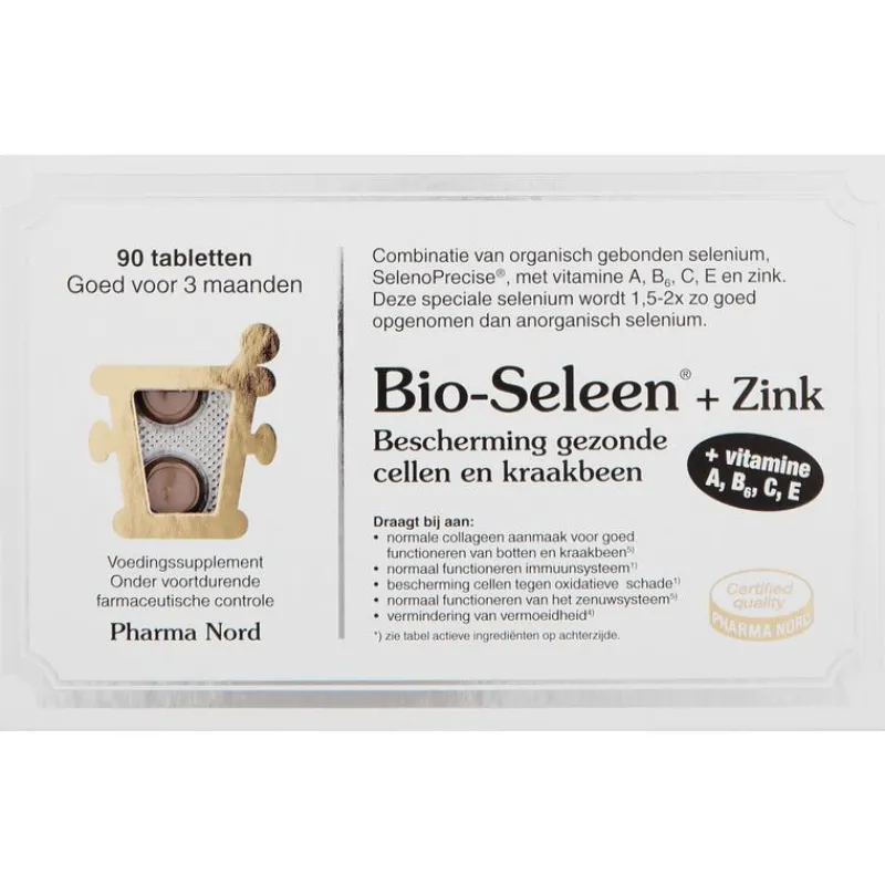 Pharma Nord Bio-Seleen + Zink 90 Tabletten