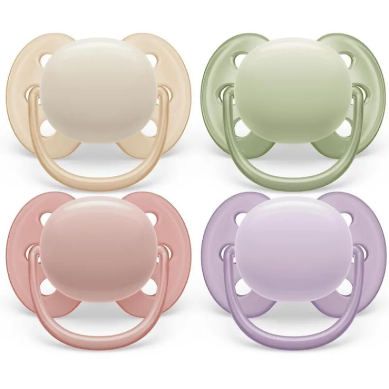 Philips Avent Fopspeen Ultra Soft 0-6M Double Pack, mixed - SCF091/39