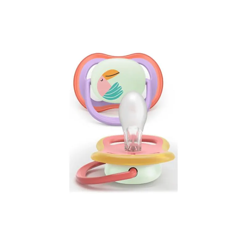 Philips Avent Fopspeen Ultra Air Night 18M+ Double Pack - SCF376/33