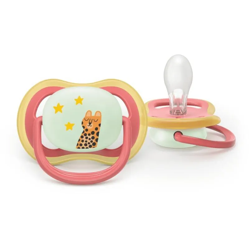 Philips Avent Fopspeen Ultra Air Night 18M+ Double Pack - SCF376/33