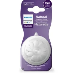 Philips Avent Natuurlijke Zuigreflex Flesspeen 2 stuks 0m SCY961/02