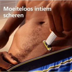 Heren Philips OneBlade Intimate Male SkinProtect Vervangmesjes - QP229/50