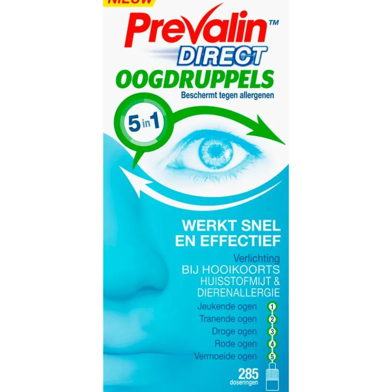 Prevalin Direct Oogdruppels bij Hooikoorts 10 ML