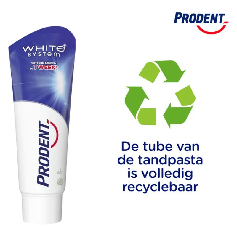 Prodent White System Tandpasta 75 ML