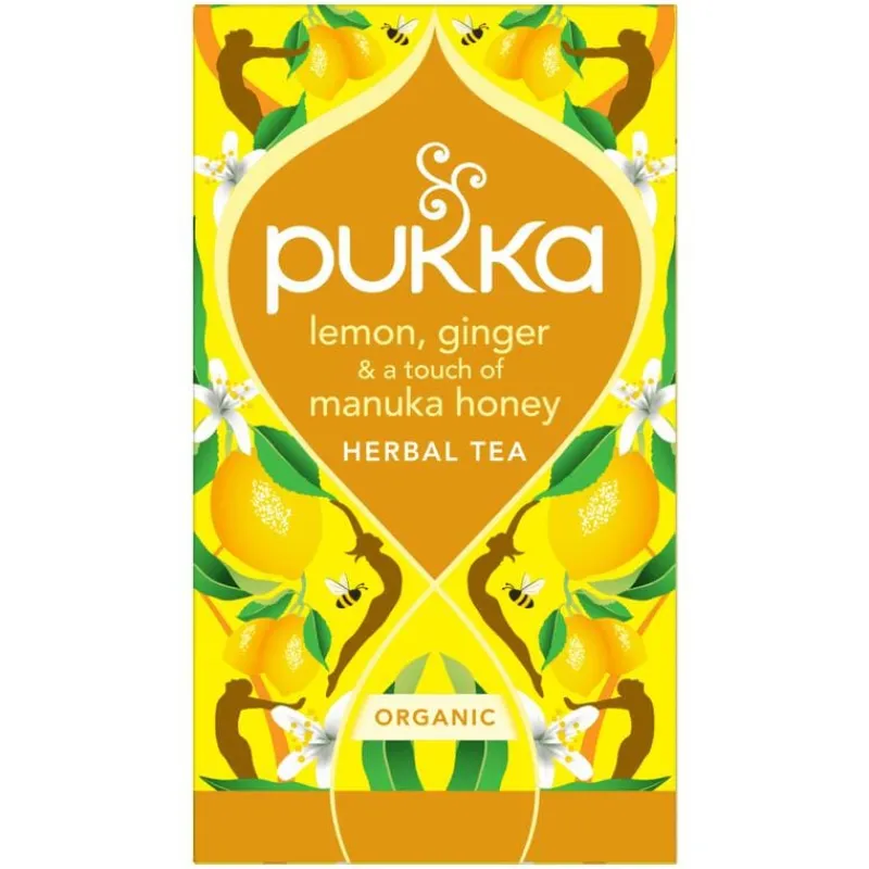Pukka lemon, ginger&manuka honing