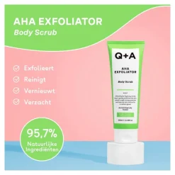 Q+A AHA Exfoliator Body Scrub 250ML
