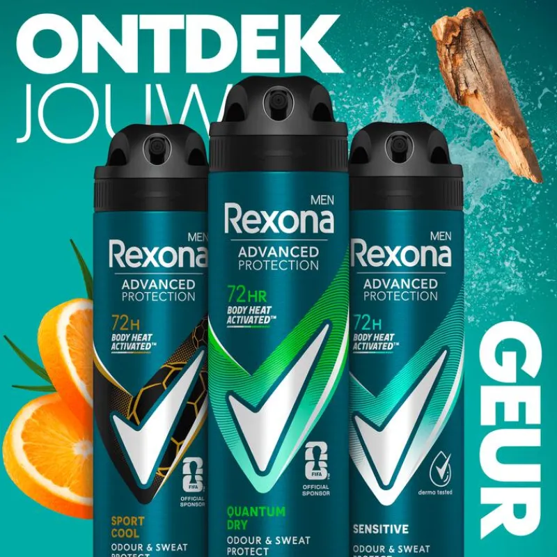 Rexona Men Advanced Protection Quantum Dry Deodorant Spray 150 ML