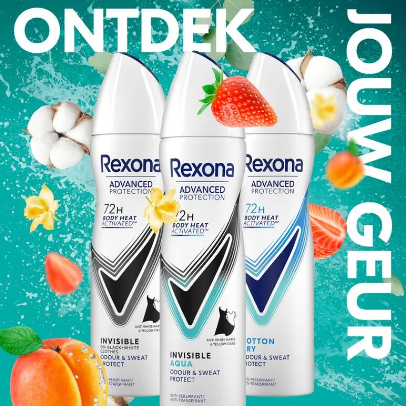 Rexona Woman Advanced Protection Invisible Aqua Deodorant Spray 150 ML
