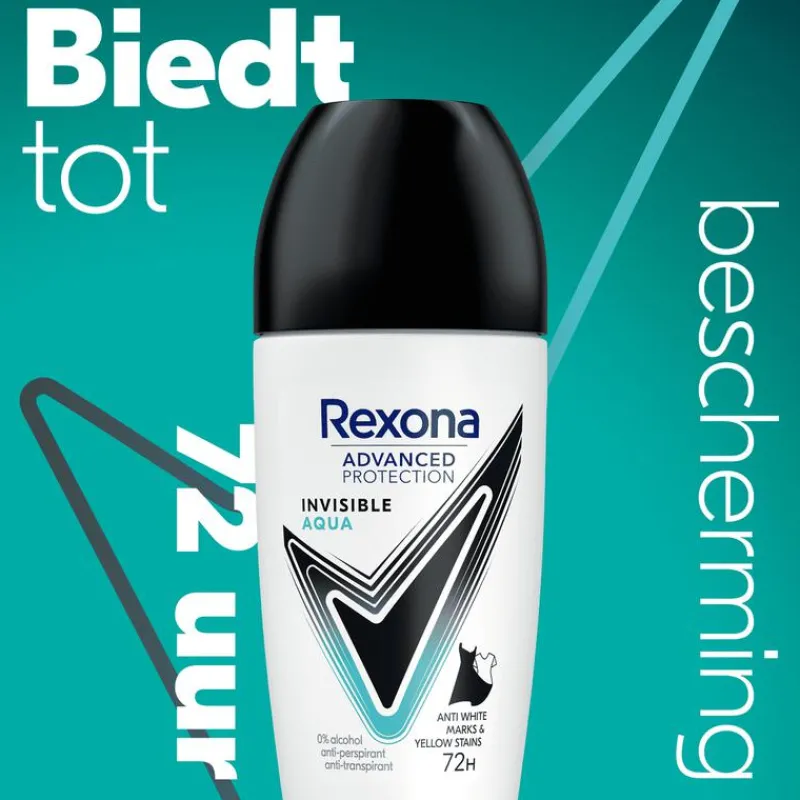 Rexona Woman Advanced Protection Invisible Aqua Deodorant Roller 50 ML