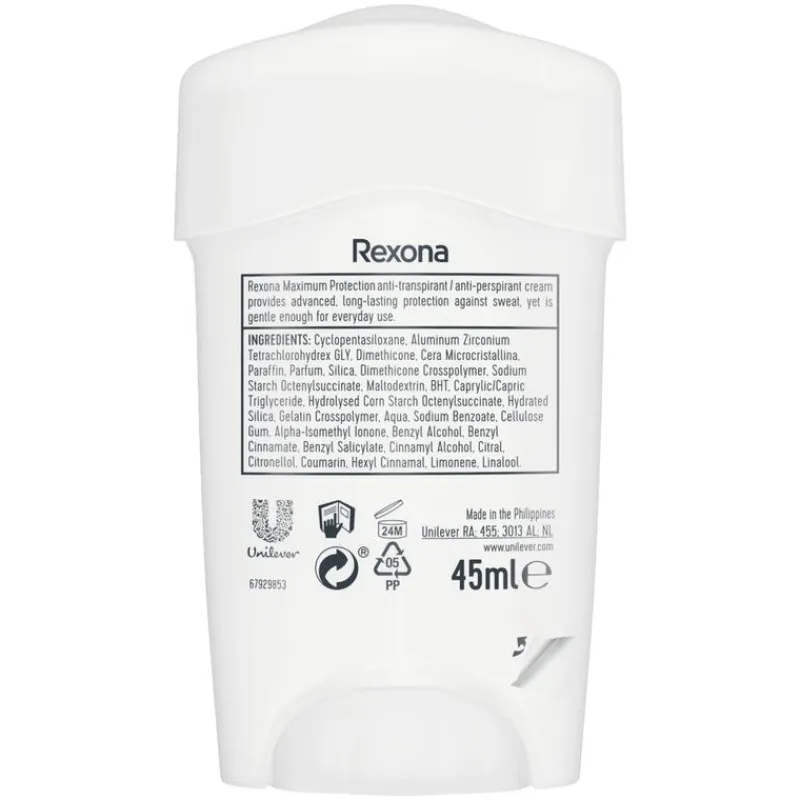 Rexona Woman Maximum Protection Clean Scent Deodorant Stick 45 ML