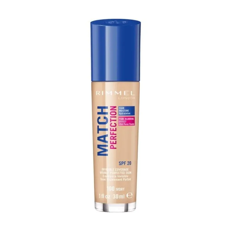 Rimmel London Match Perfection Foundation 100 Ivory