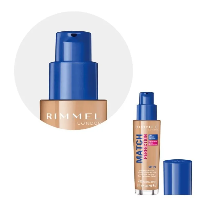 Rimmel London Match Perfection Foundation 400 Natural Beige