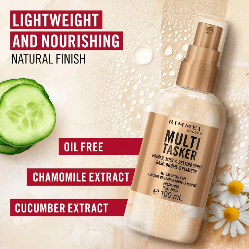 Rimmel London Multi-Tasker Primer, Mist & Setting Spray 100 ML