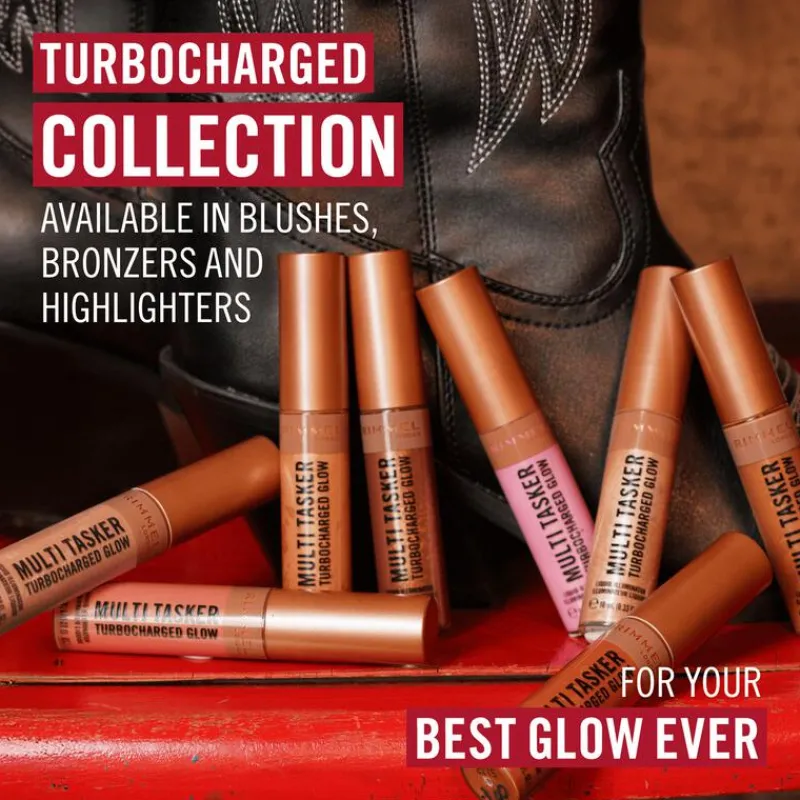 Rimmel London Multi Tasker Turbocharged Glow Liquid Illuminator Highlighter - Creme -