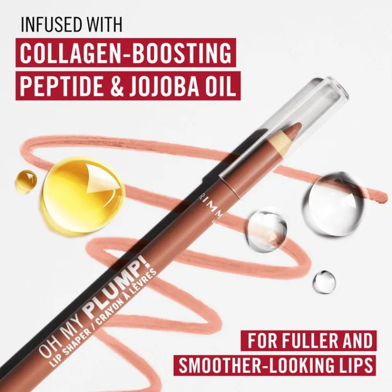 Rimmel London Oh My Plump! Lip Liner - Bruin -