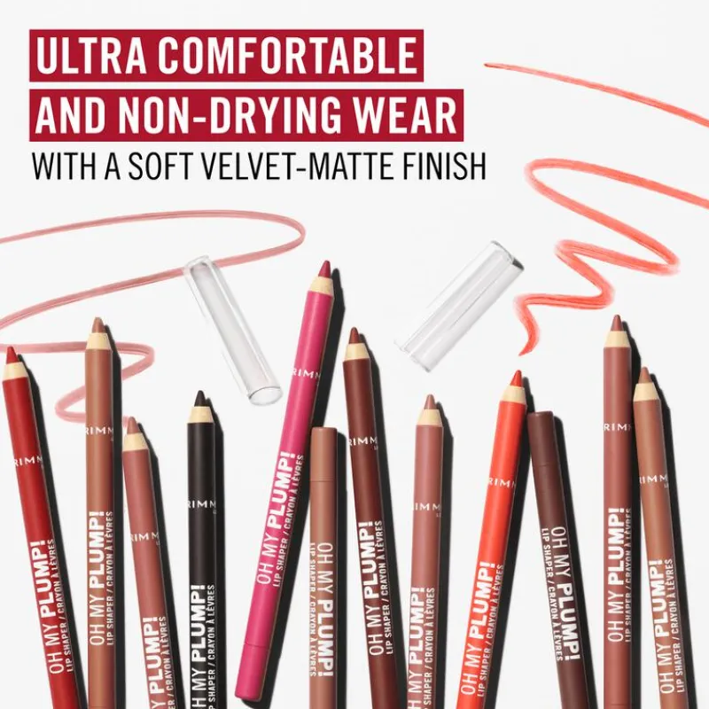 Rimmel London Oh My Plump! Lip Liner - Bruin -