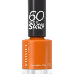 Rimmel London 60 Seconds Supershine Nagellak - Oranje - 151 Tan Lines & Good Times