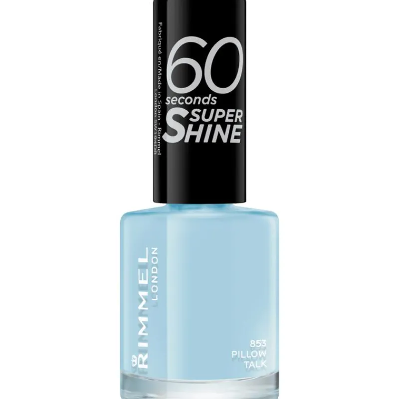 Rimmel London 60 Seconds Supershine Nagellak - Lichtblauw - 853 Pillow Talk