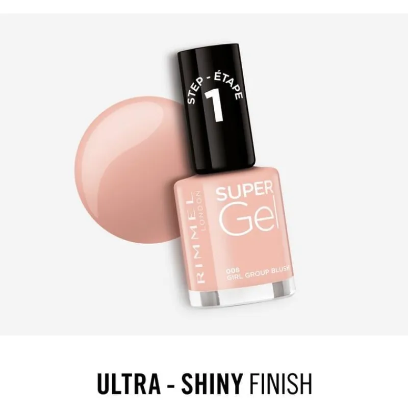 Rimmel London Supergel Gel Nagellak 008 Girl Group Blush