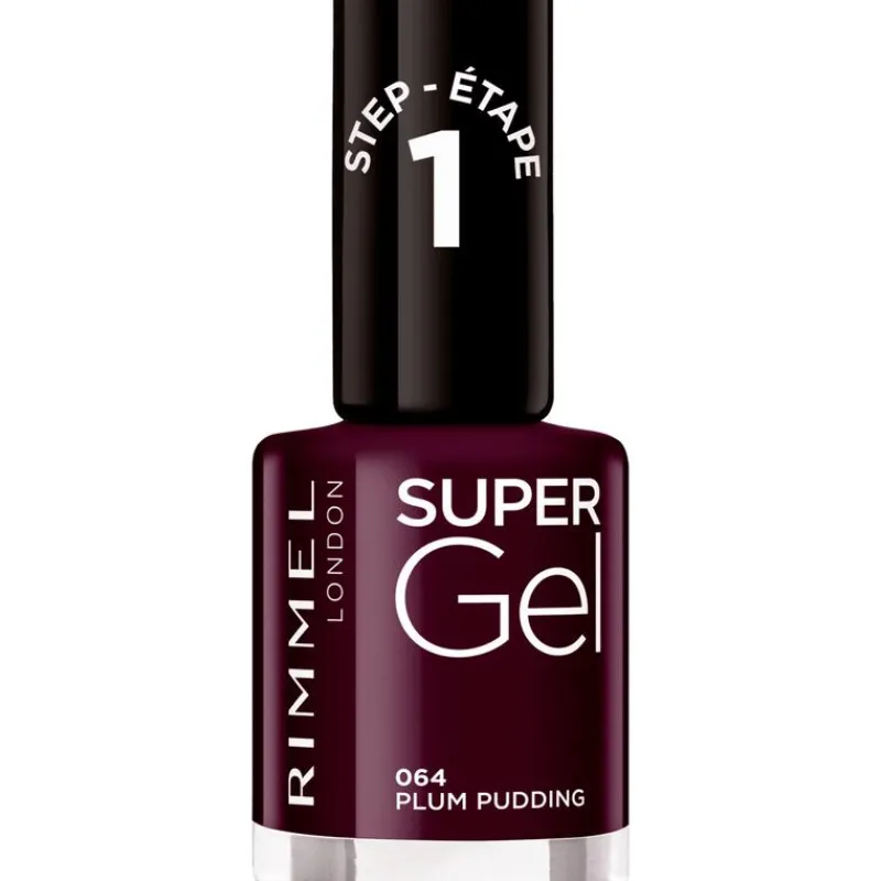 Rimmel London Super Gel Nailpolish 064 Plum Pudding 12 ML