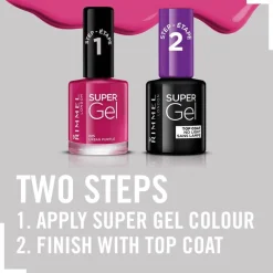 Rimmel London Super Gel Nailpolish - 025 Urban Purple