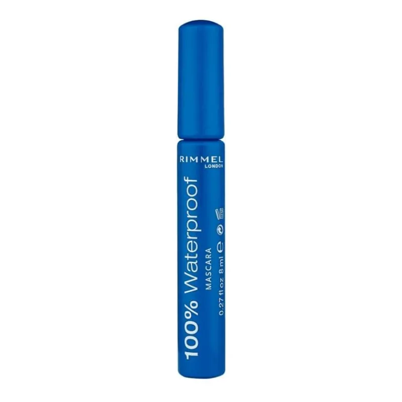 Rimmel London 100% Waterproof Mascara 001 Black