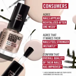 Rimmel London Wonder'Bond Care+Color Nagellak - Bruin -