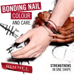 Rimmel London Wonder'Bond Care+Color Nagellak - Creme -