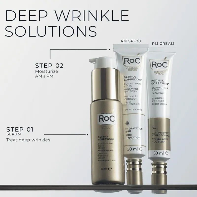 RoC Retinol Correxion Wrinkle Correct Moisturizer SPF30 30 ML