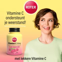 Roter Vitamine C Forte Weerstand Framboos 75 tabletten