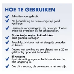 Roxasect Spuitbus Kruipende Insecten en Wespen 400 ML