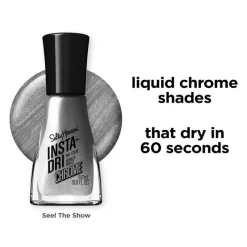 Sally Hansen Insta-Dri Chrome Nagellak - Zilver -
