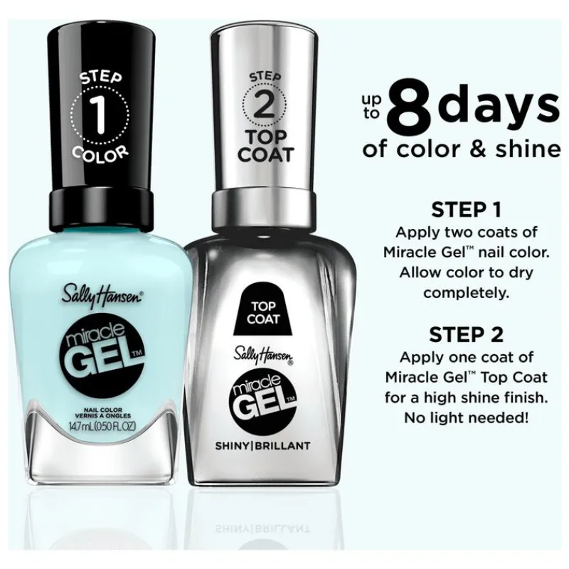 Sally Hansen Miracle Gel Nagellak 668 Grand Cyan