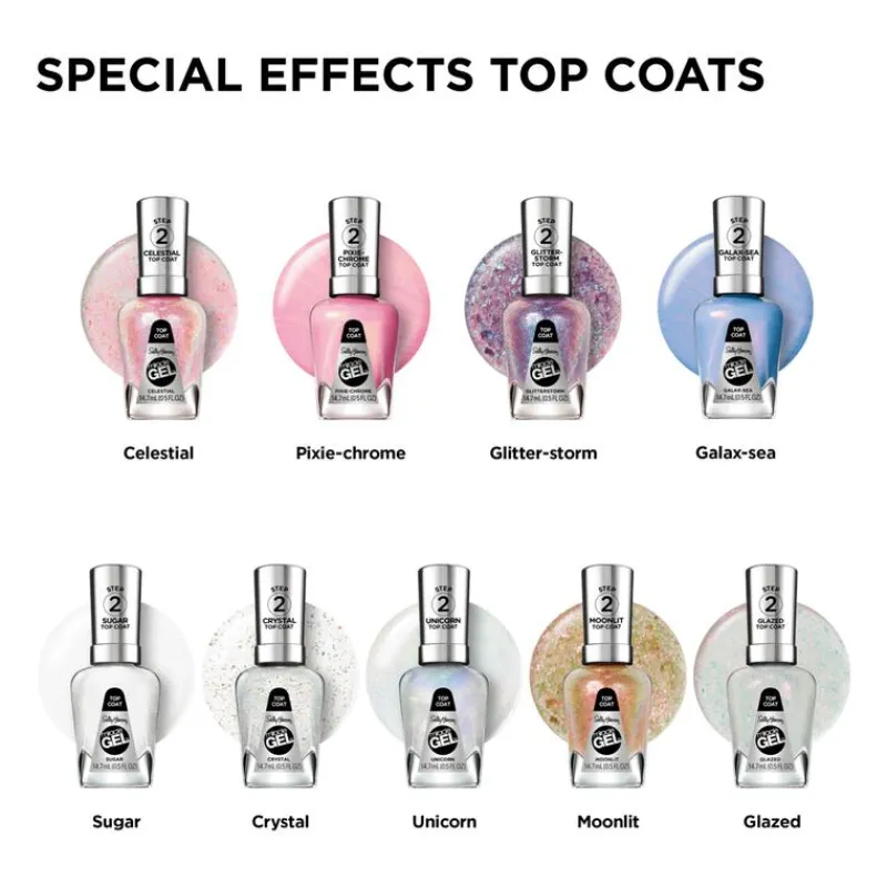 Sally Hansen Miracle Gel Top Coat - Transparant -