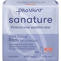Sanature Pro Vivo 100% Katoenen Incontinentieverband Mini 12 stuks